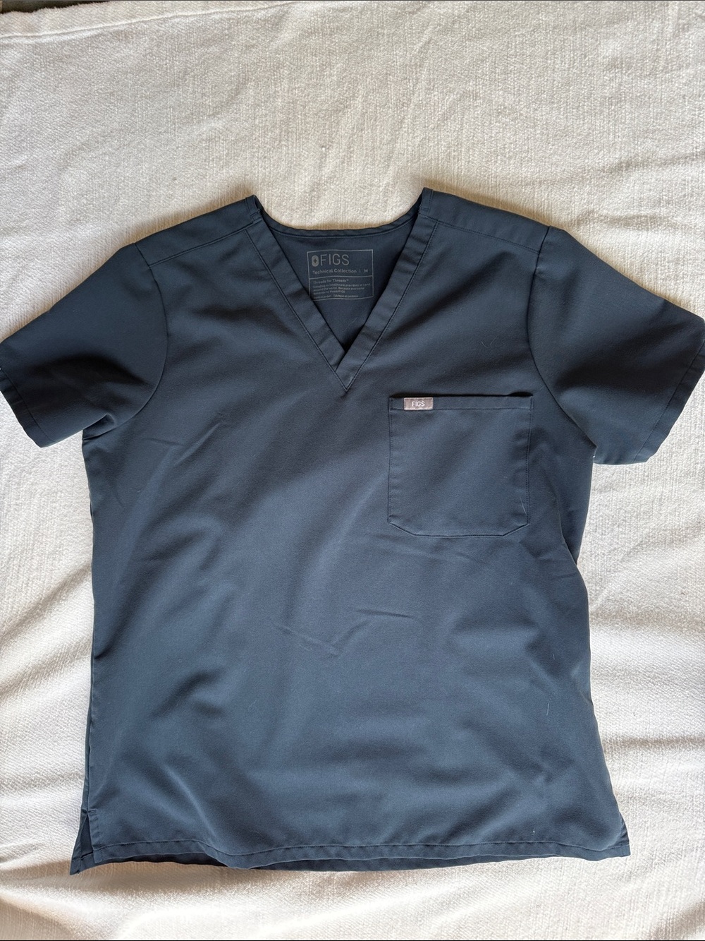 FIGS Catarina Scrub Top in Dark Harbor